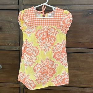Yellow and Cora girls dress